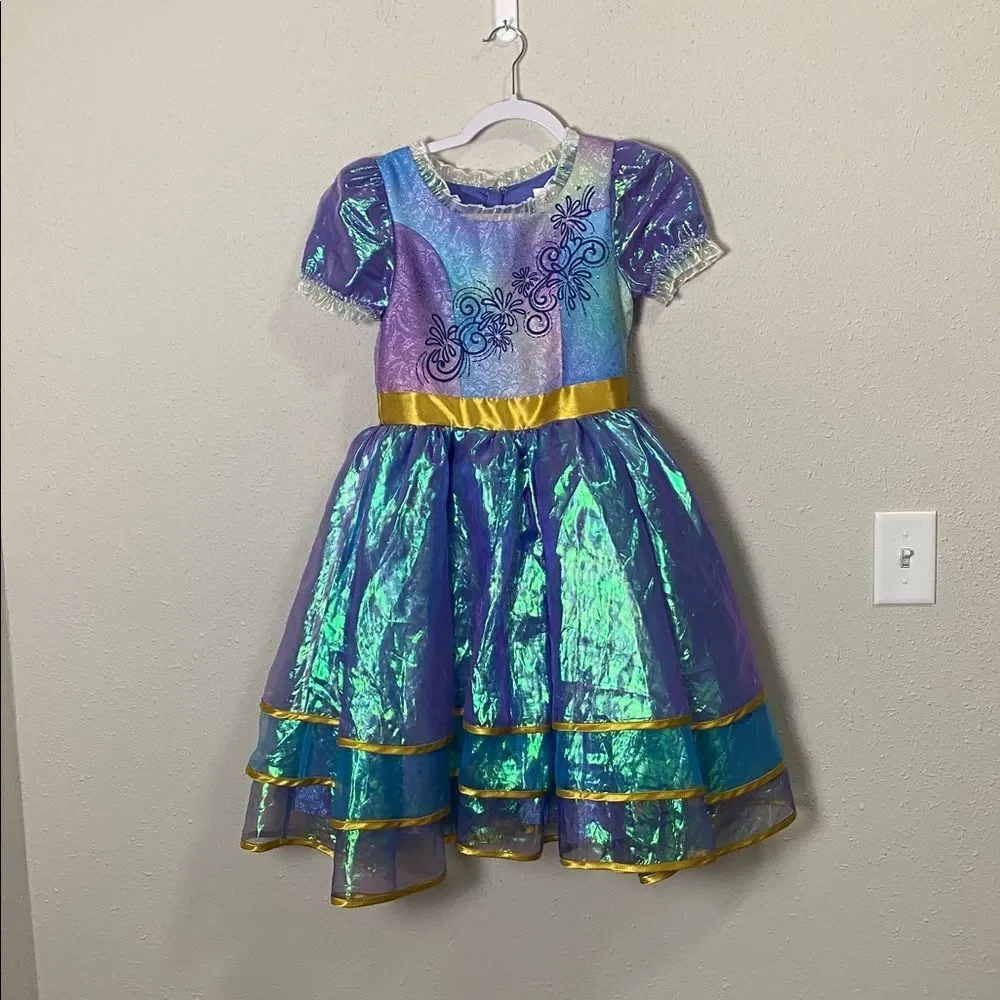 Disney Parks 50th Anniversary Minnie Mouse Dress Girls 9/10 Iridescent Costume